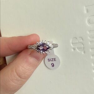 Bomb Party Hidden in Plain Facets size 9 amethyst